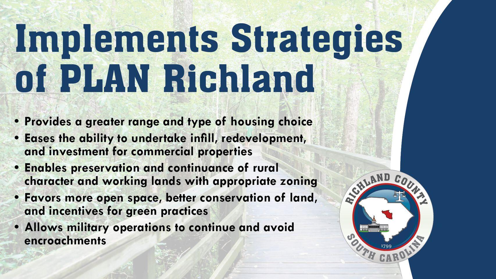 The County's new Land Development Code (LDC) develops regulations for