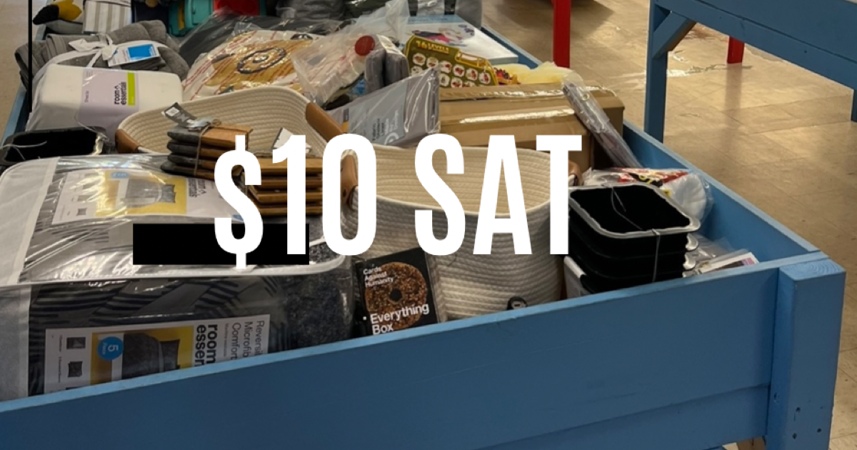 Amazon liquidation sale! Sat 2/25 Wed 3/1. Anything in the table bins