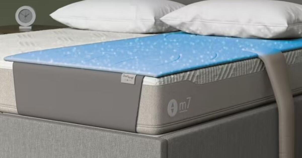 sleep number dual temp mattress half king white