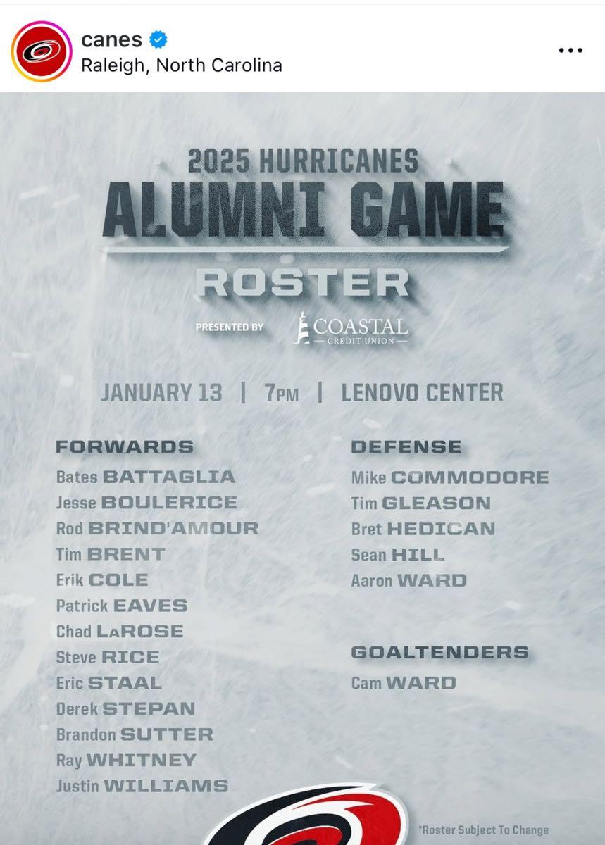 Carolina Hurricanes Alumni Game