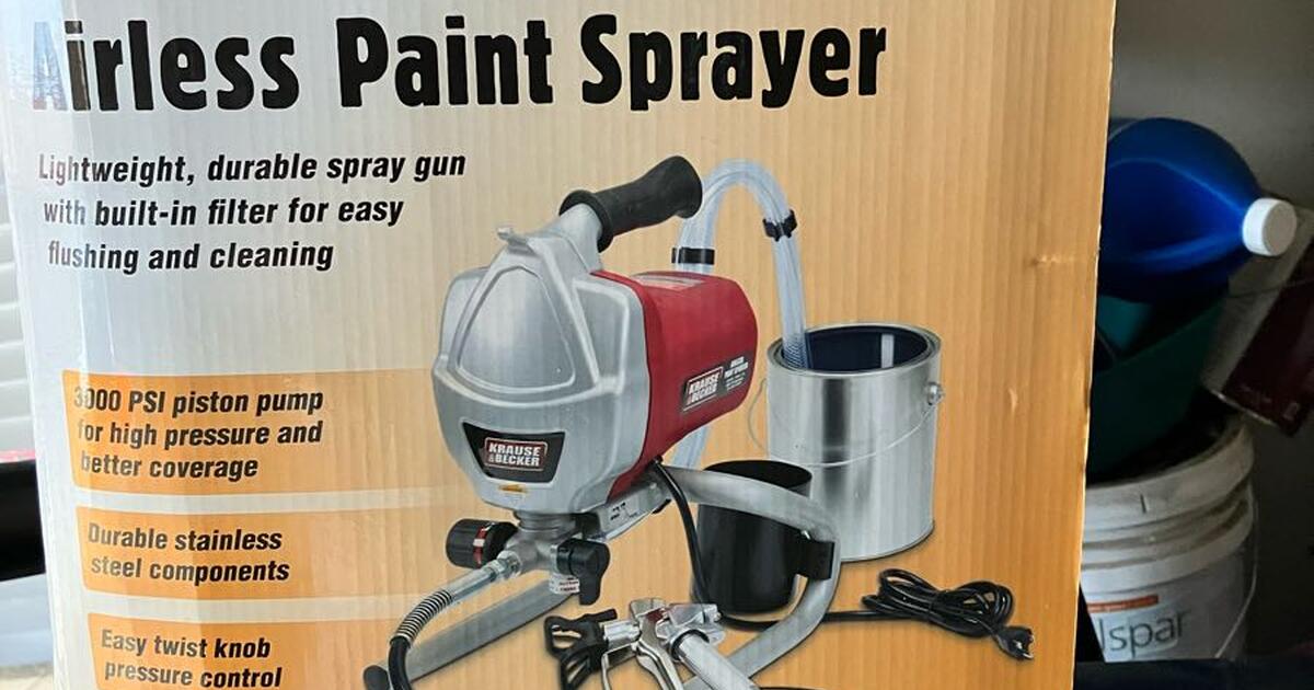 krause & becker 5/8 hp airless paint sprayer for 30 in Murphy, TX
