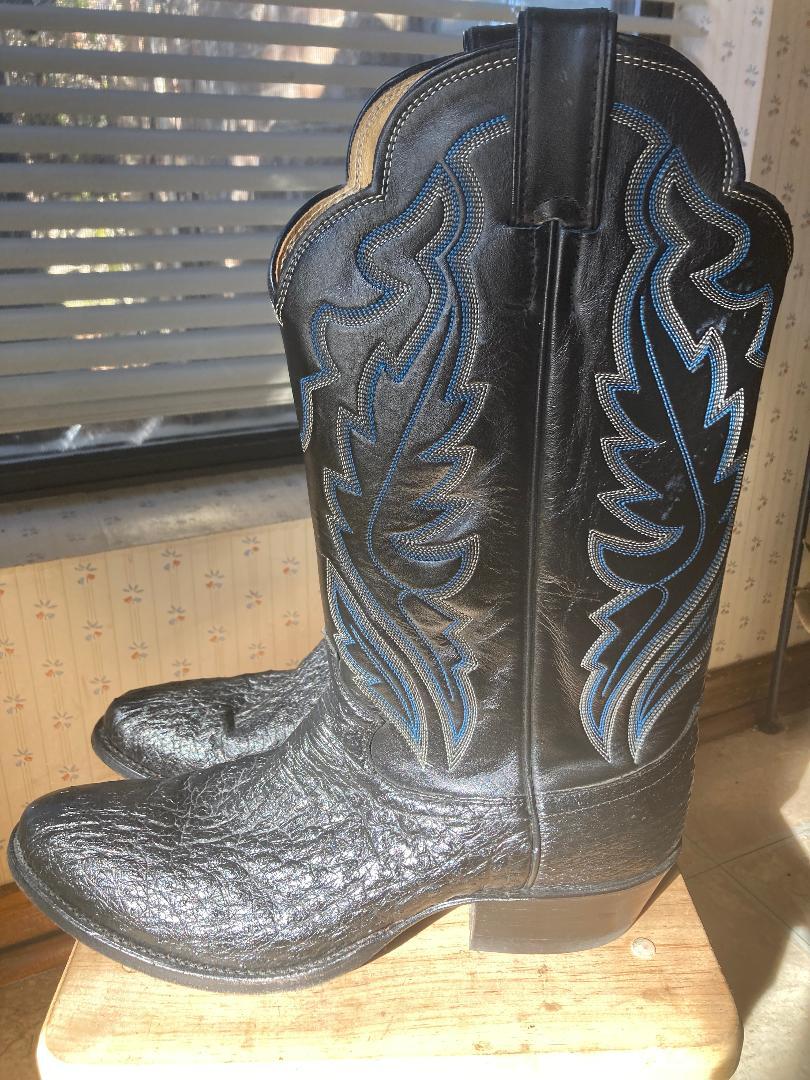 Men's Justin Ostrich Boots Size 10 1/2 D for $145 in Plano, TX | For ...