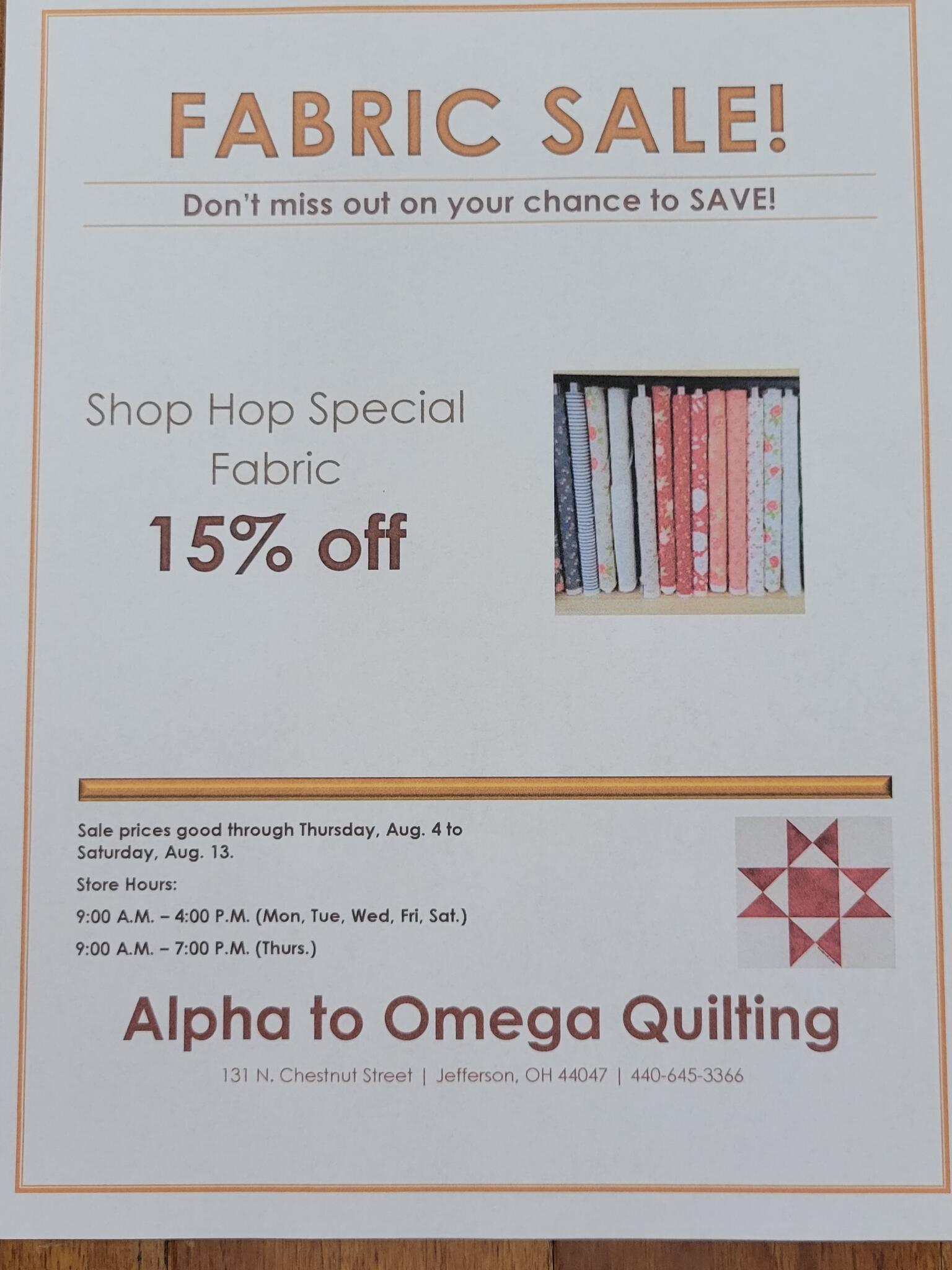 Alpha to Omega Quilting Jefferson OH Nextdoor