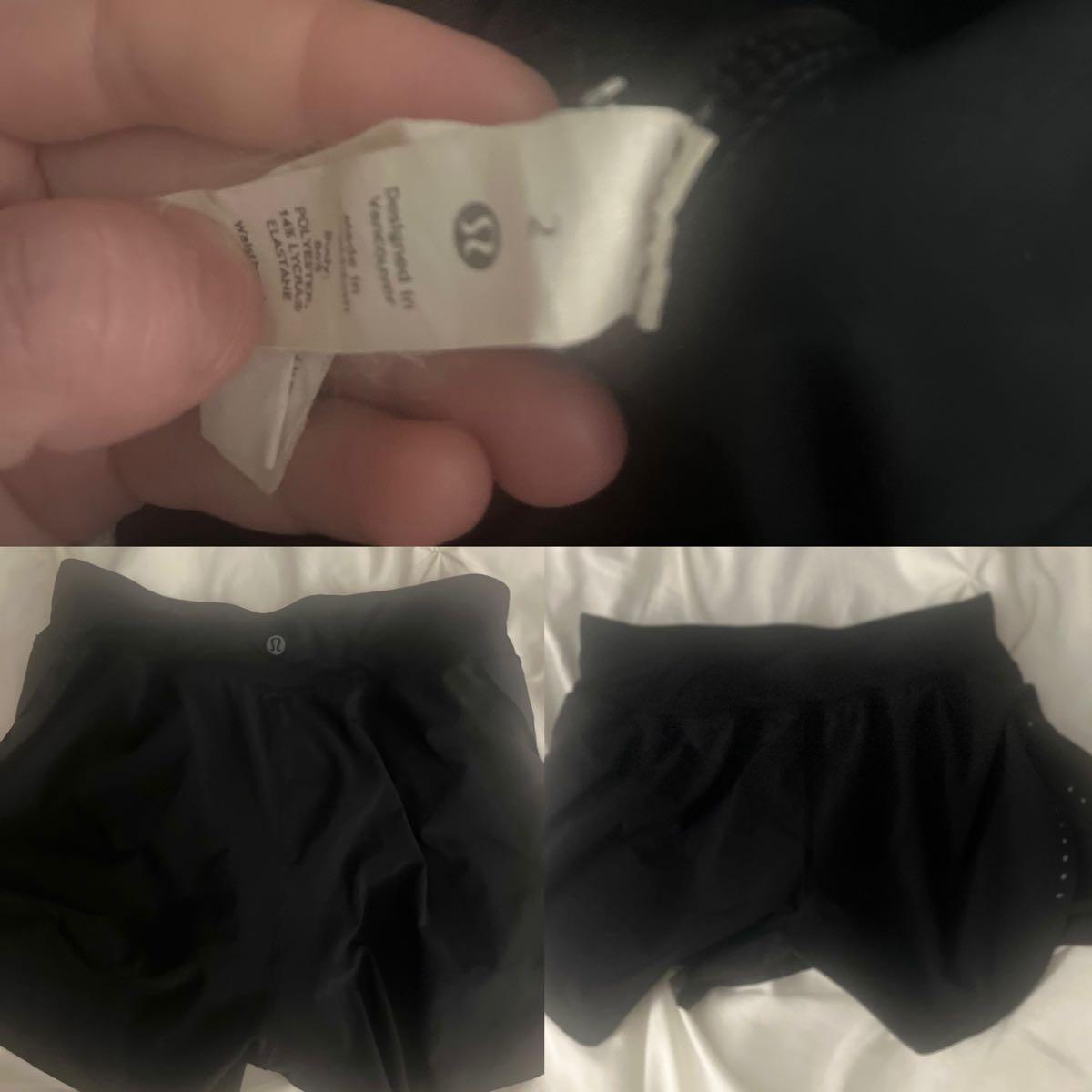 Lululemon Fast and Free Short- Size 2 Black