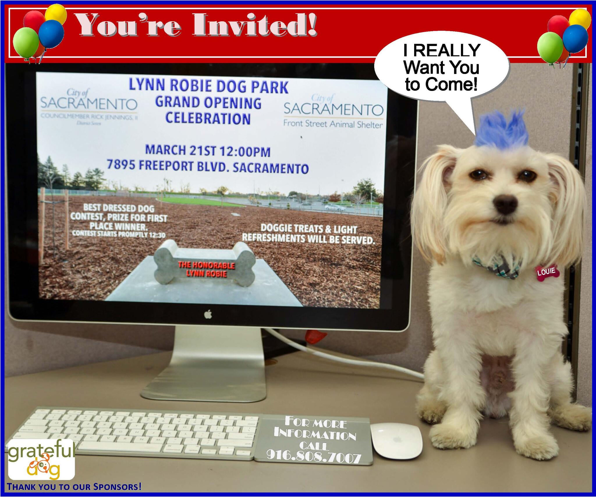 The Honorable Lynn Robie Dog Park Grand Opening Celebration!! (City of