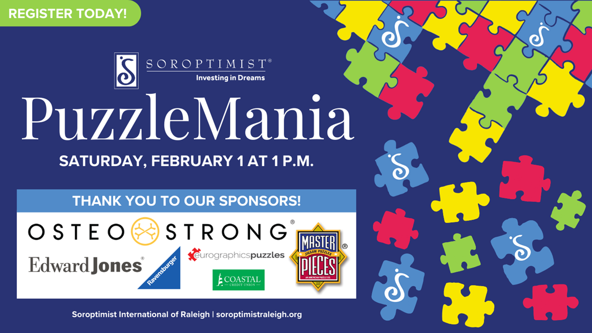 PuzzleMania: A Fundraiser For Soroptimist International of Raleigh