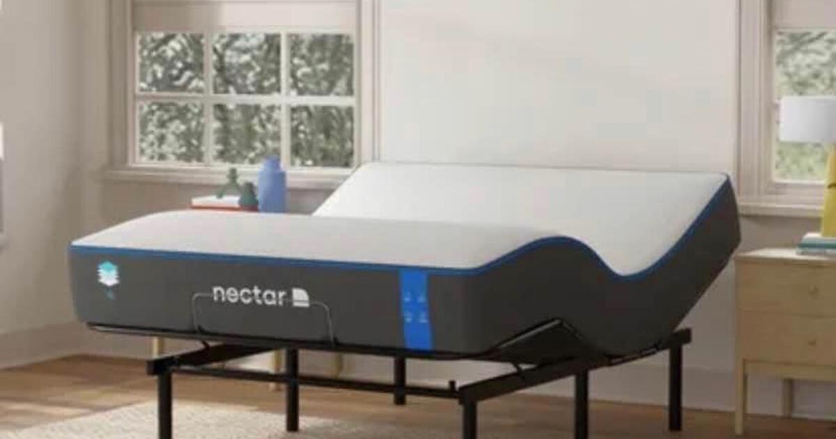 Nectar adjustable bed and mattress new in box never opened for