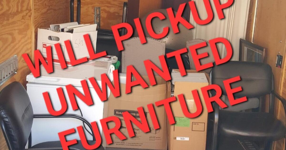 Picking Up Unwanted Furniture/Electronics for Free in Bedford, TX For