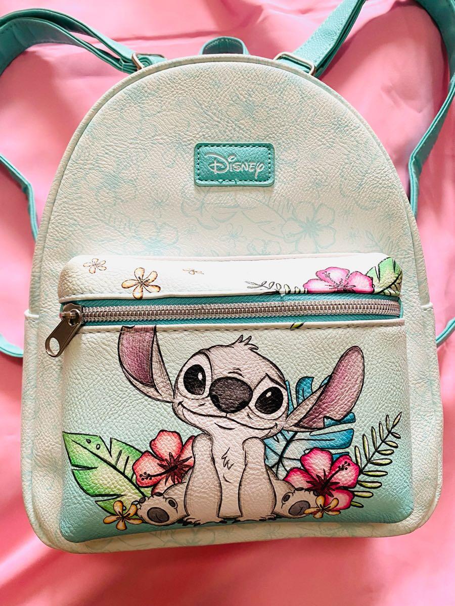 Loungefly Disney Lilo And Stitch Hibiscus Flowers Sketch Mini Backpack Loungefly Disney Lilo & Stitch Hibiscus Sketch Mini Backpack  main image 4