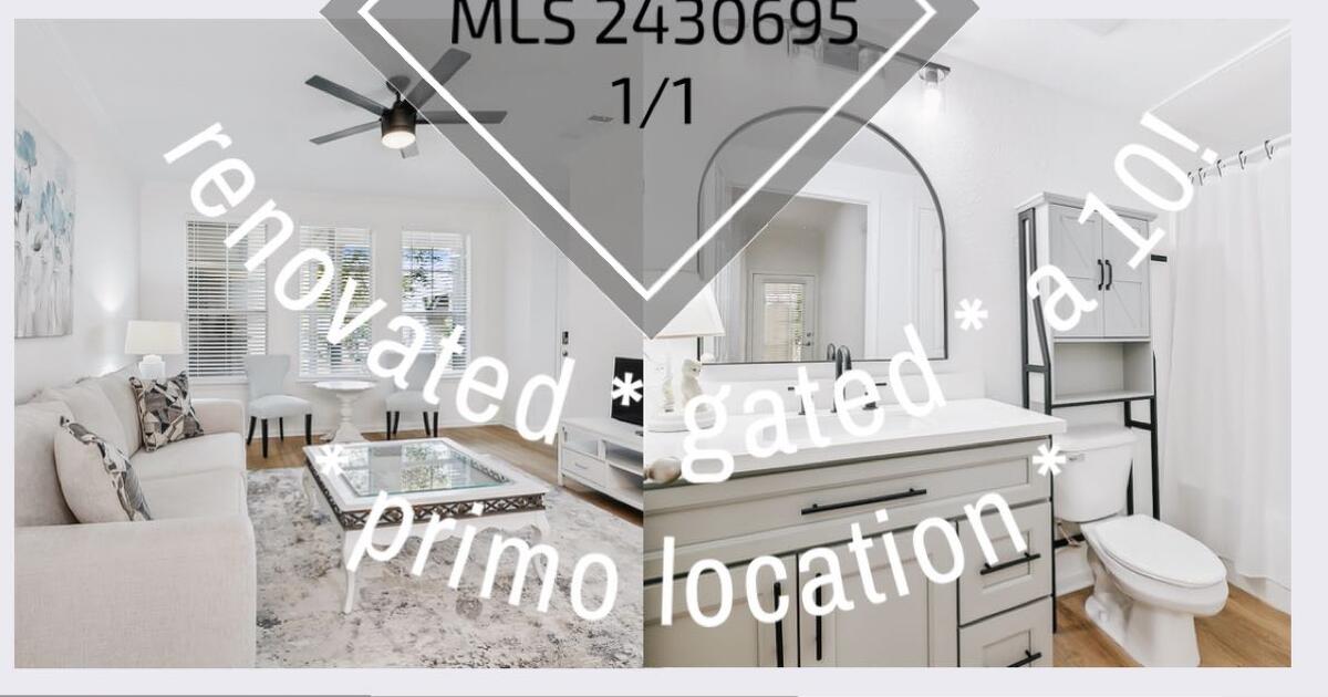 1/1 Condo renovated & furnished for 179500 in Mandeville, LA For