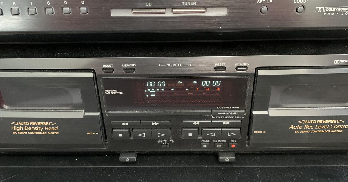 Sony am fm stereo duel cassette 5 disc cd player for 195 in reno nv