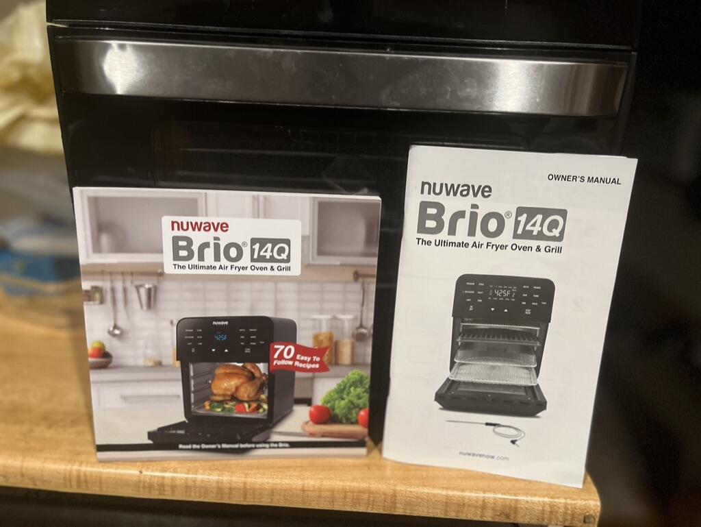 Nuwave Brio 14q Brio 14 Qt Digital Air Fryer Portable Air Fryer
