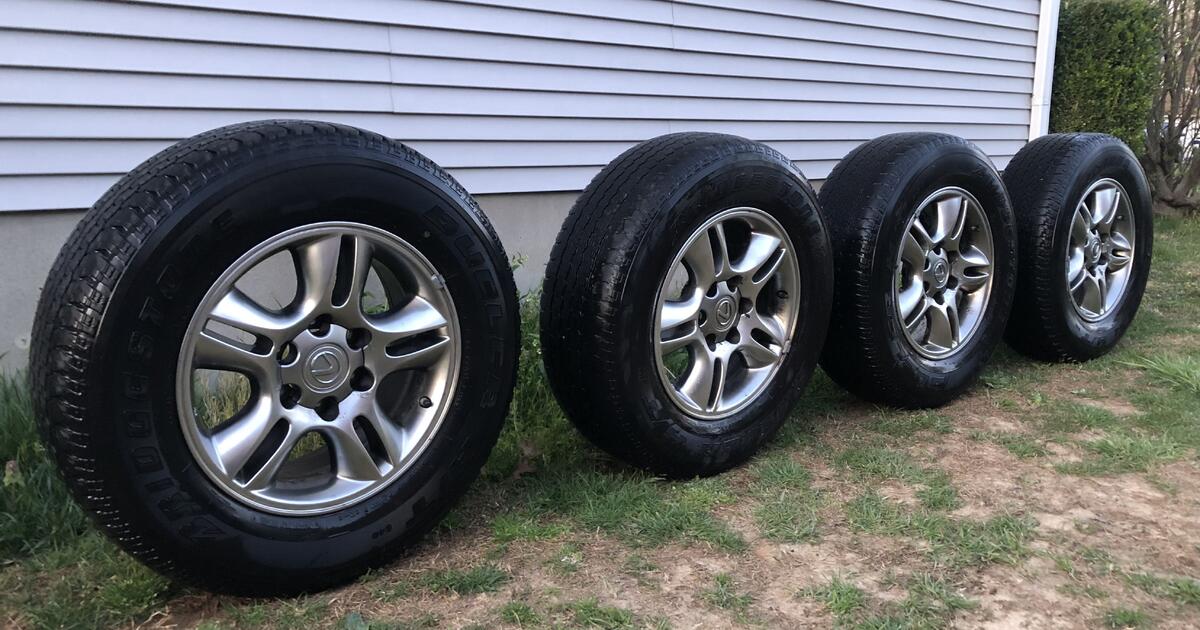 Toyota 17 inch rims with tires for sale for 375 in Louisville