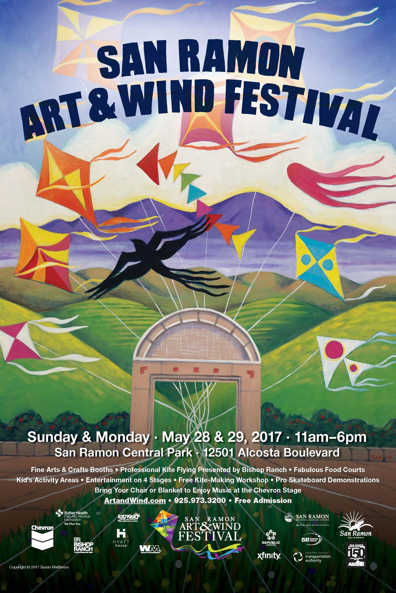 SAN RAMON ART & WIND FESTIVAL May 2829, 2017 (City of San Ramon