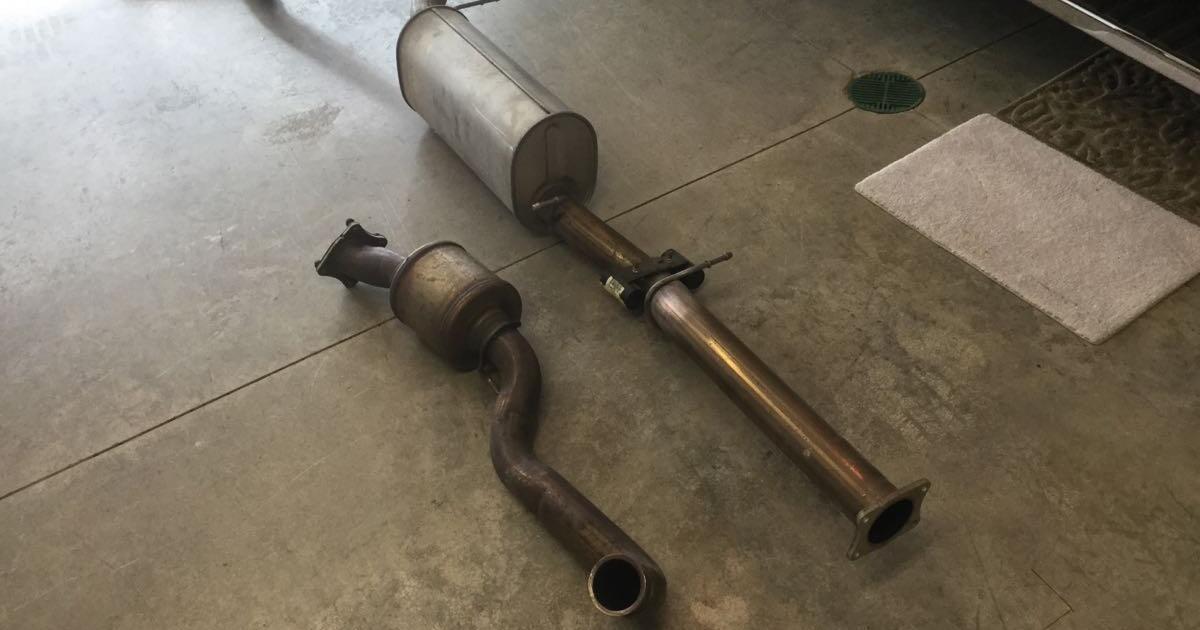Complete Diesel muffler/catalytic converter & pipes system for 1500 in