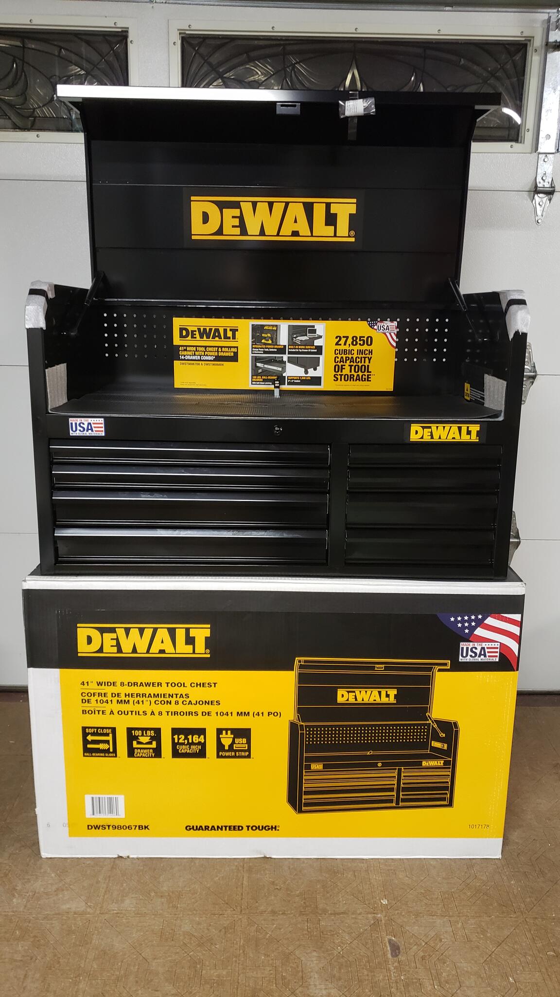 Drawer Tool Dewalt 41 Tool Chest Combo Dwst98067bk