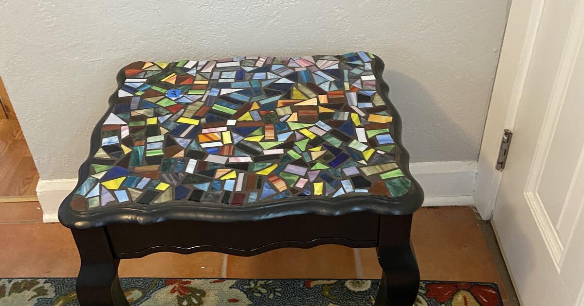 Glass Mosaic End Table for 45 in St. Petersburg, FL For Sale & Free