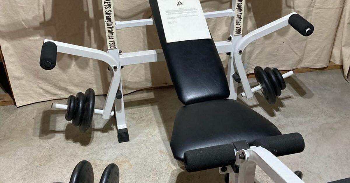 Keys Strength Trainer 1300 and Weights for 150 in Eatonton, GA Finds