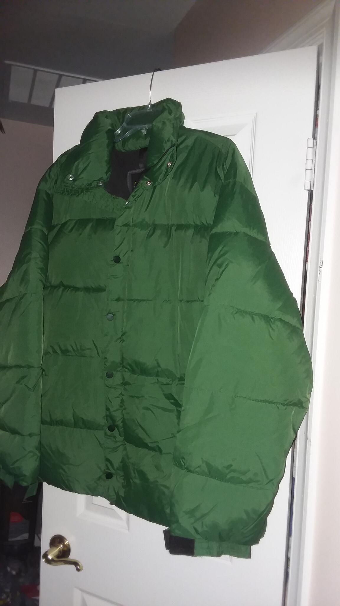 OLD NAVY OLIVE GREEN PUFFER JACKET, XXL, for men for $38 in Sterling ...