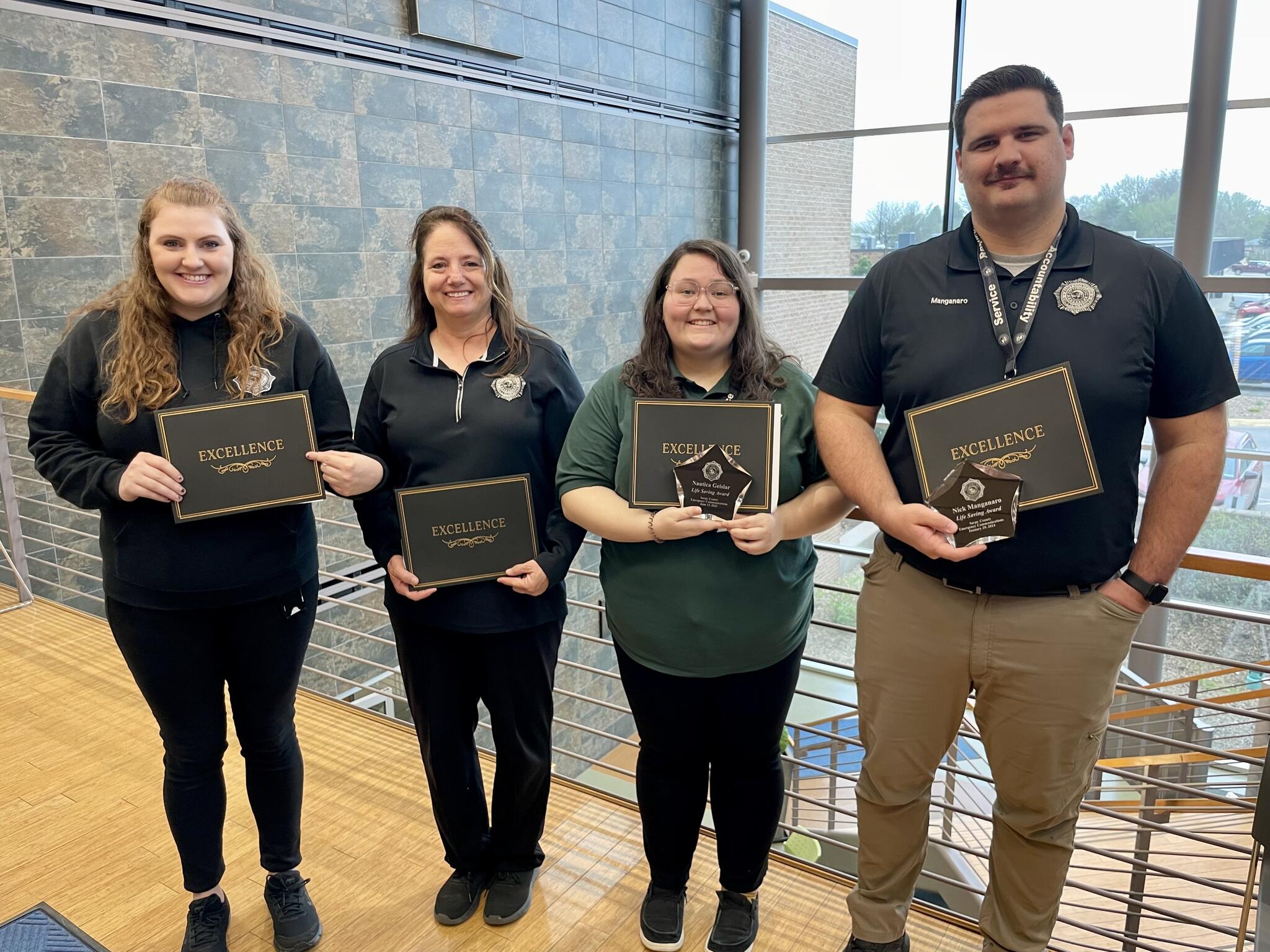 Four of Sarpy County’s dedicated dispatchers were honored during Public ...