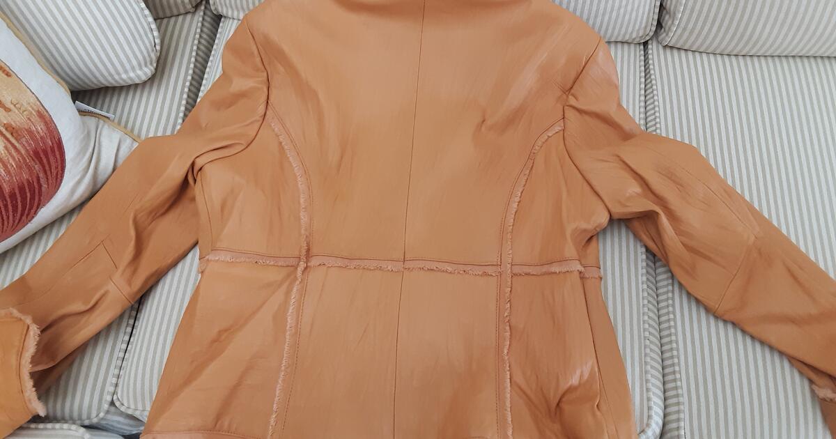 Salmon colored Leather Jacket (Size Large) for 50 in Tempe, AZ For