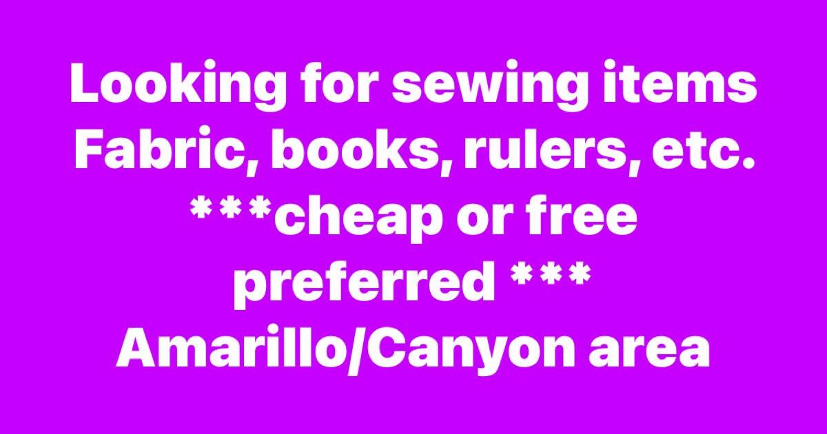 Sewing stuff for free in amarillo tx for sale free nextdoor