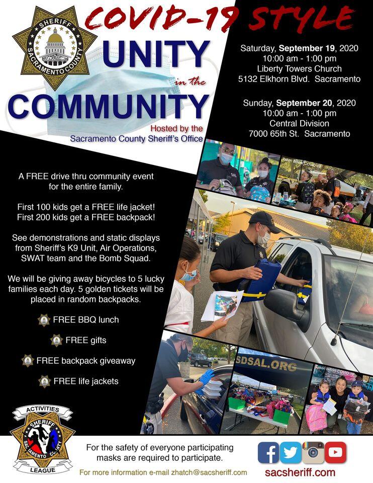 Unity in the Community (Sacramento County Sheriff's Office) — Nextdoor ...