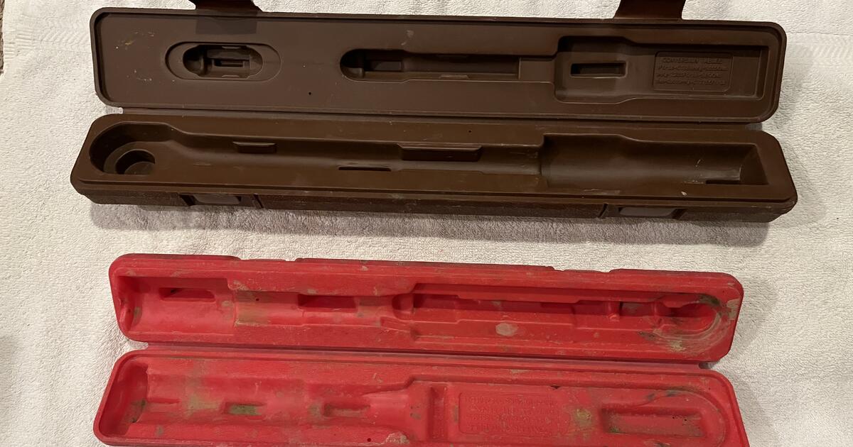 Torque Wrench Cases-2 each-Empty for Free in Indianapolis, IN | For ...