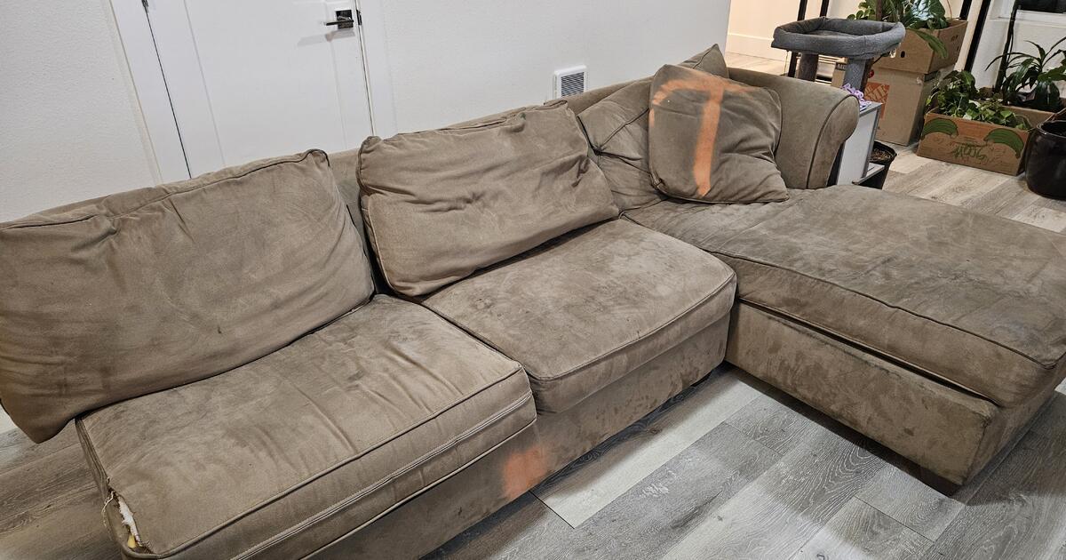 FREE Used L Shape Couch Pick Up Only for Free in Portland, OR For
