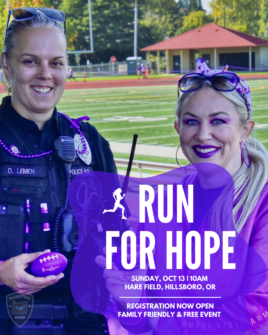 Registration is now OPEN for the 2024 Run for Hope! (City of Hillsboro