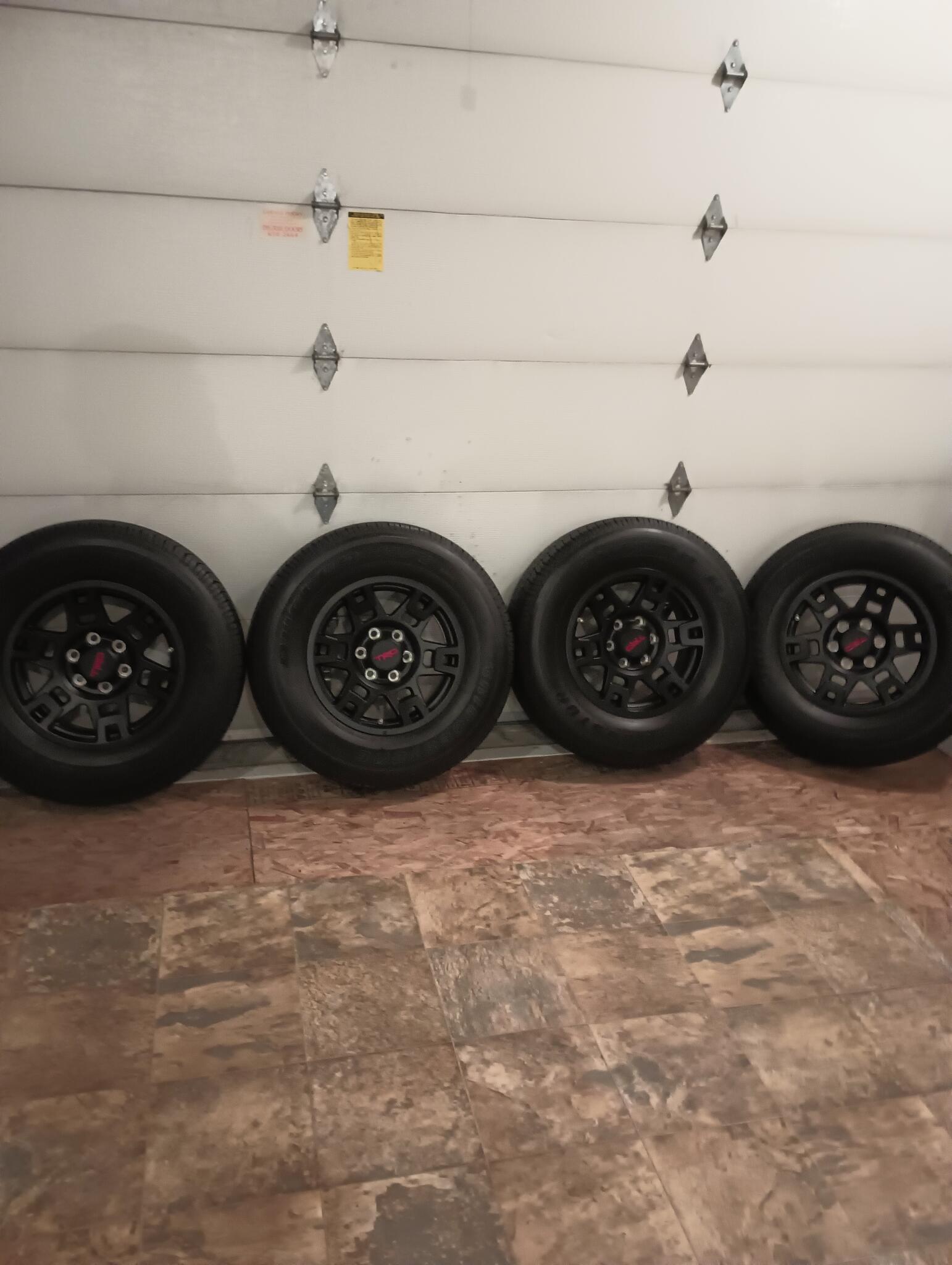 New TRD Toyota Dealer Wheels With New Tires. for 1000 in Lynnwood, WA