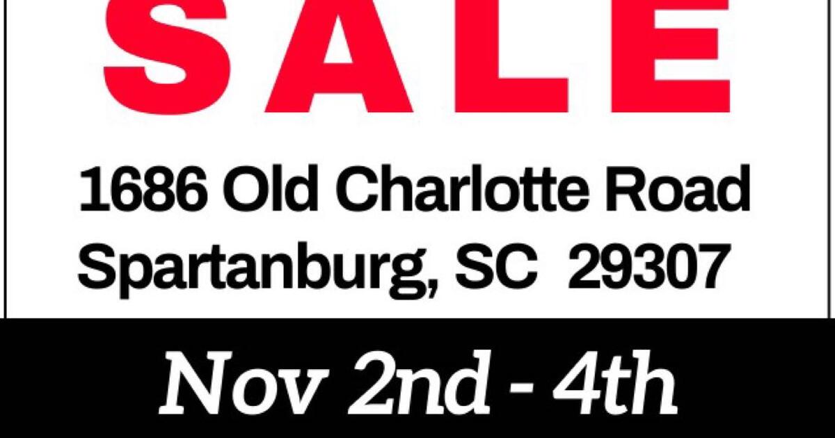 Estate sale for 123465 in Boiling Springs, SC For Sale & Free — Nextdoor