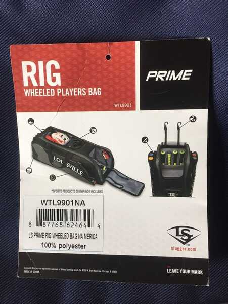 Louisville Slugger Prime Rig Wheeled Bag 