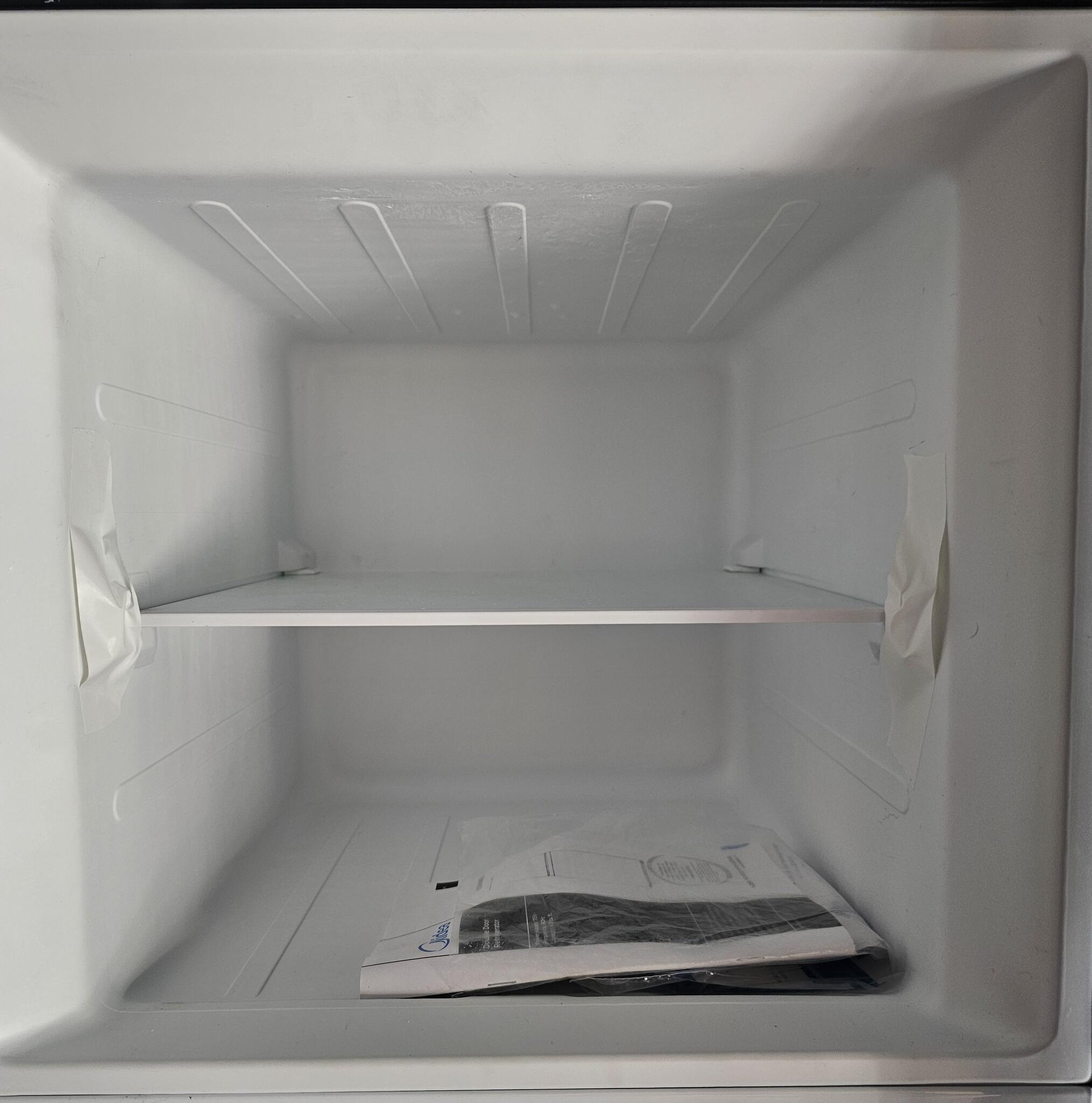 Midea Compact Refrigerator, 2Door, 4.5 cu ft, Stainless Steel for 75