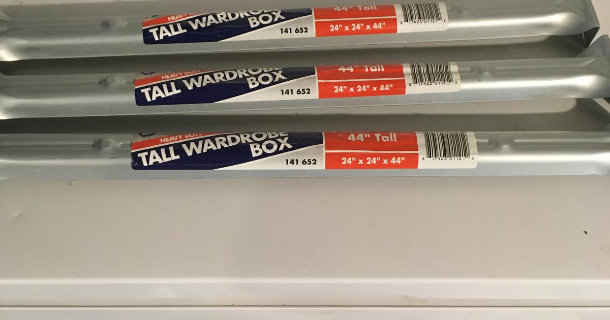 PPU Free 3 Racks Or Bars For Tall Moving Wardrobe Boxes For Free In 