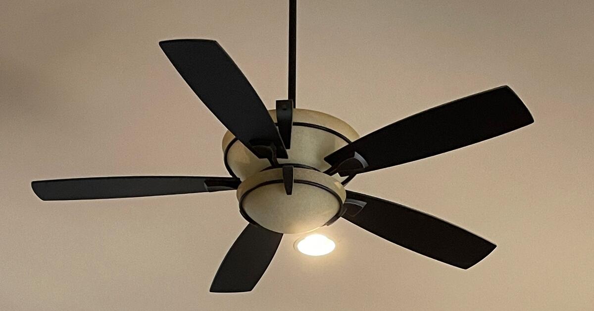 2 Large Ceiling Fans with Double lightsPrice is for 2 or 30 each for