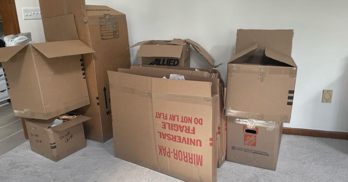 Free moving boxes and packing paper for Free in Naperville, IL For