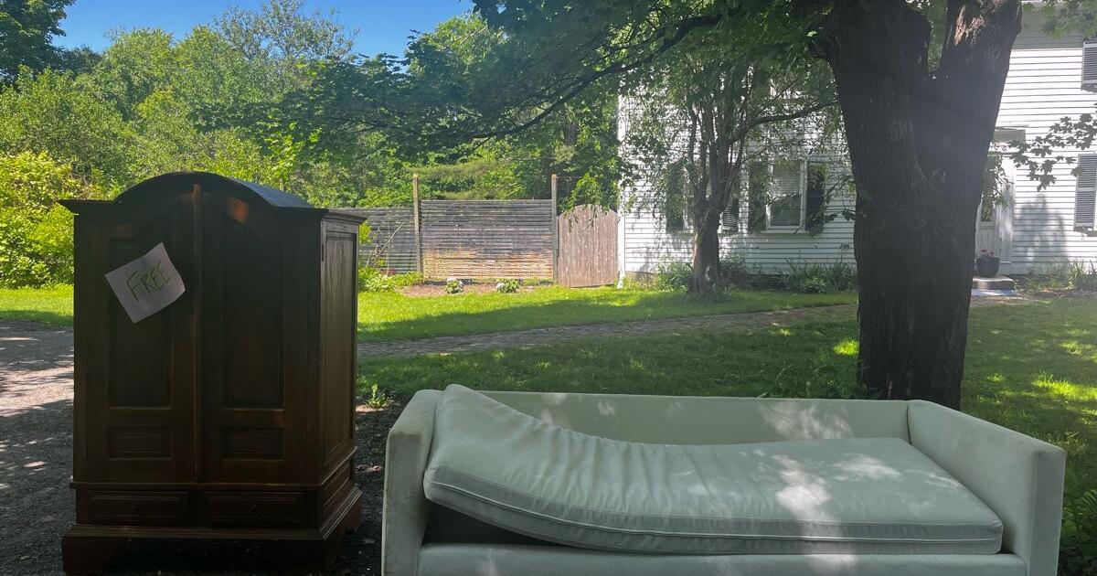 Free Antique Armoire Curbside 33 Wilder Road Bolton for Free in Bolton