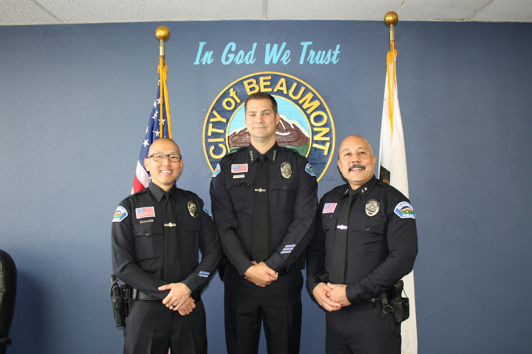 Welcome Deputy Chief Onodera and Officer Lee Beaumont Police