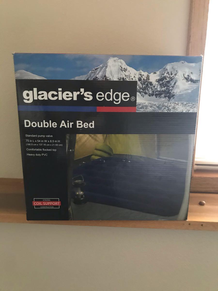 glaciers edge queen airbed