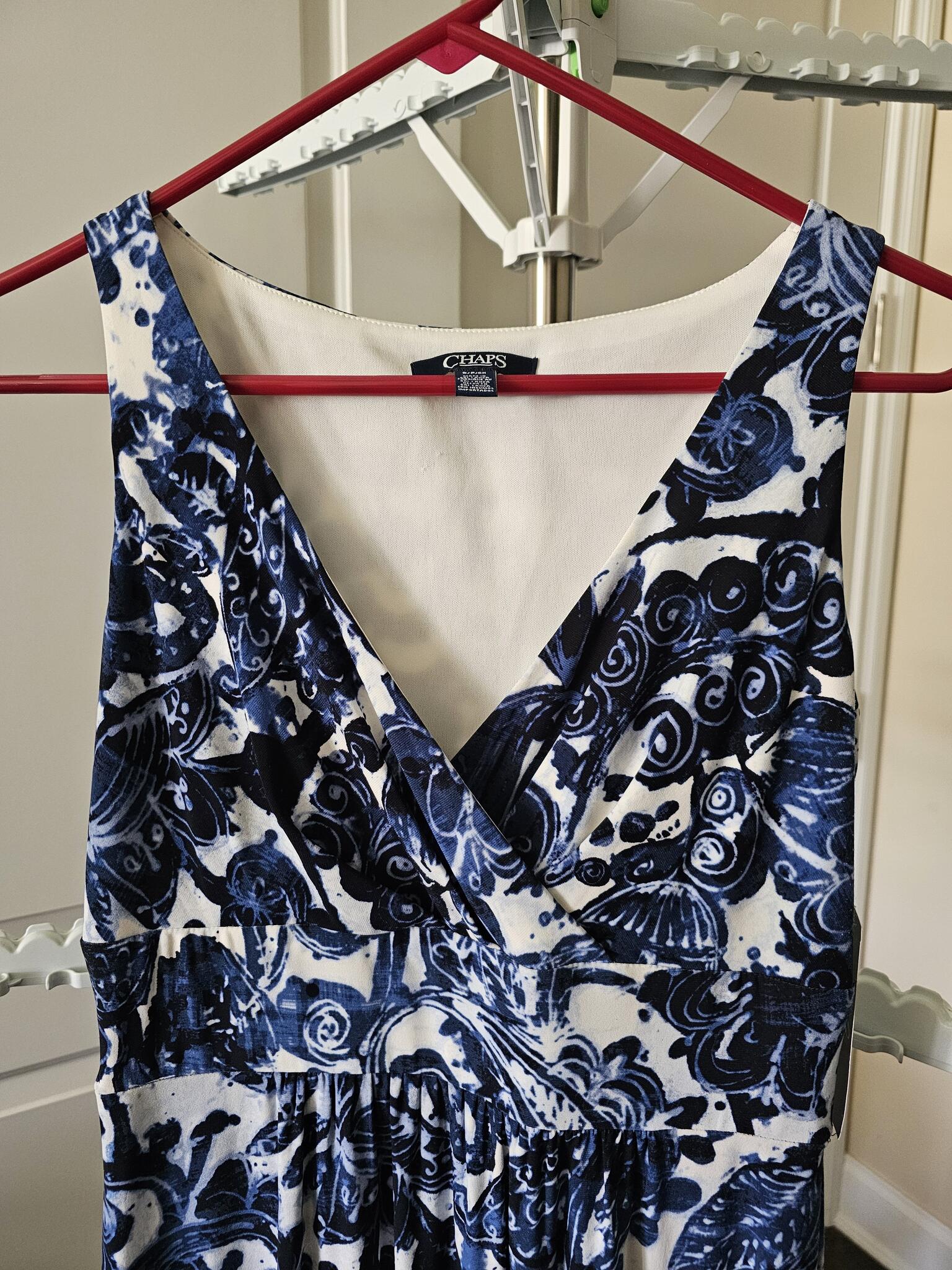 Women's Sz S New Chaps Maxi Dress For $15 In Carmel, IN | For Sale & Free   Nextdoor