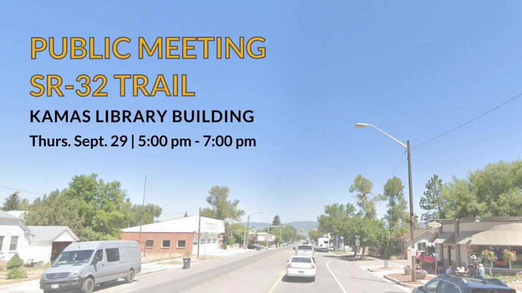 A new trail design for SR32 is coming to Kamas! (Summit County