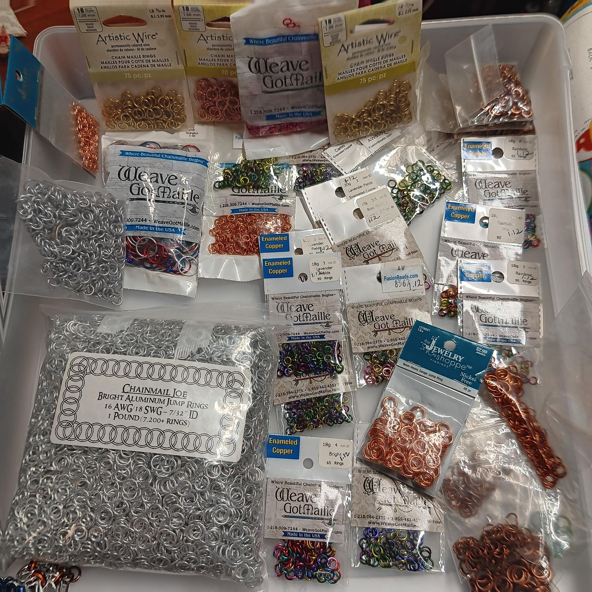 Assorted Jump Rings for Chain Maille for $50 in Mechanicsville, VA ...