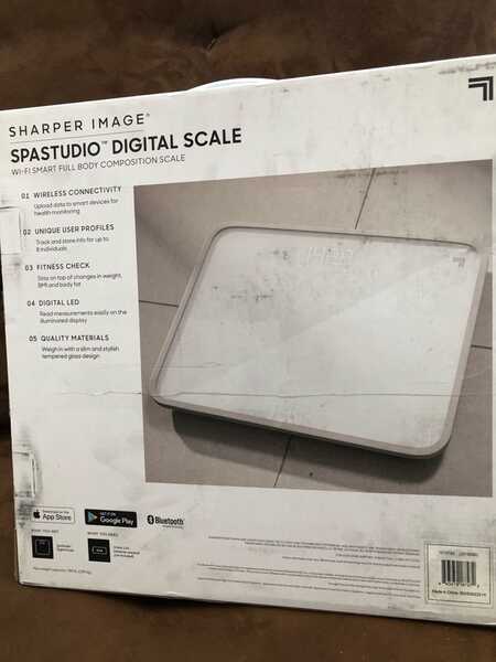 Sharper Image SpaStudio Digital Scale