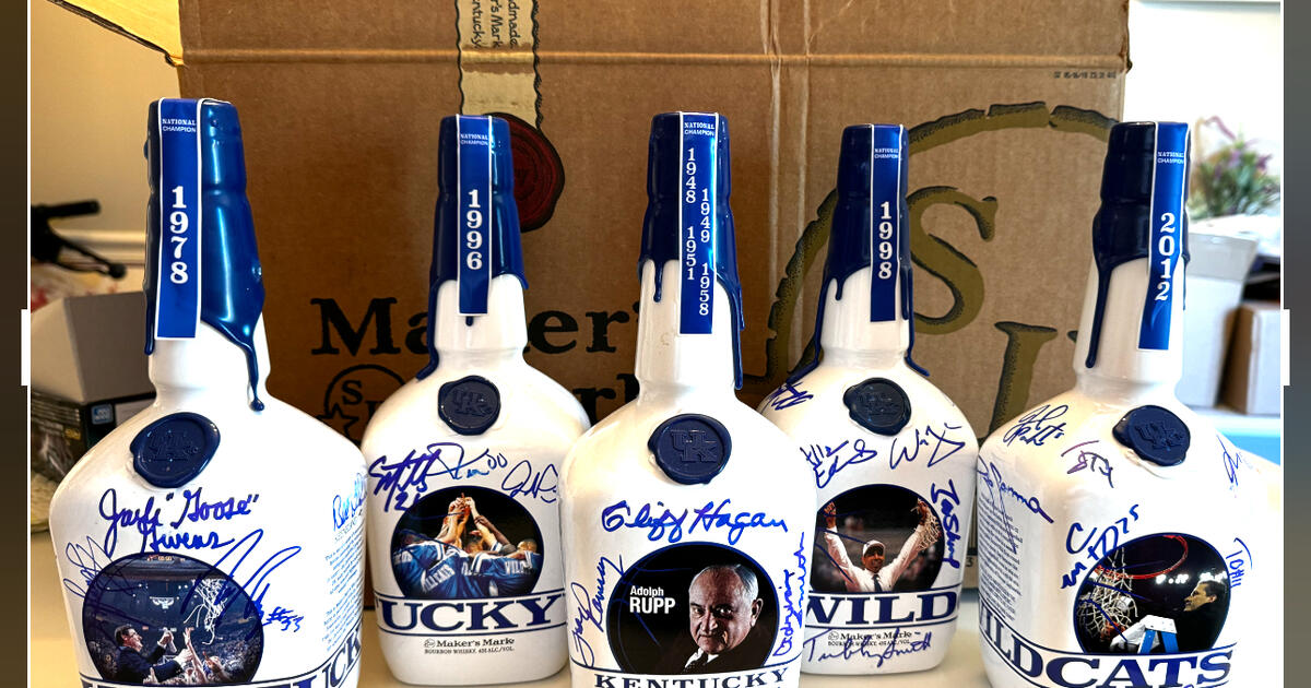 Keeneland Maker's Mark Bottle Collection plus UK Basketball for 1 in