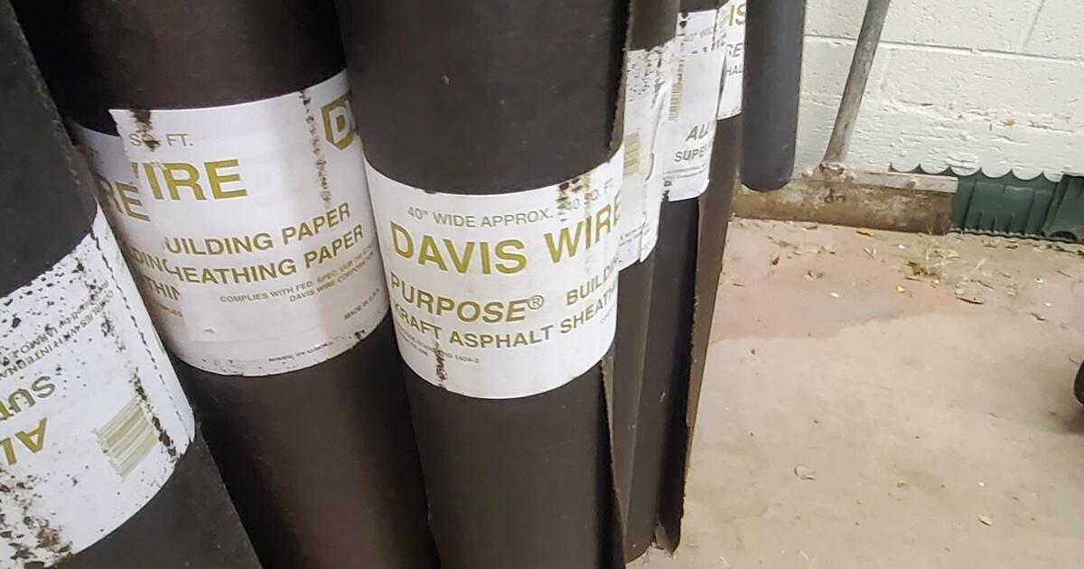 Asphalt Building sheathing paper for 10 in Mesa, AZ For Sale & Free
