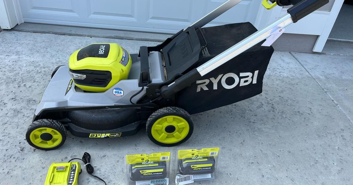 Ryobi 21” electric lawn mower for 400 in Bluffton, SC For Sale