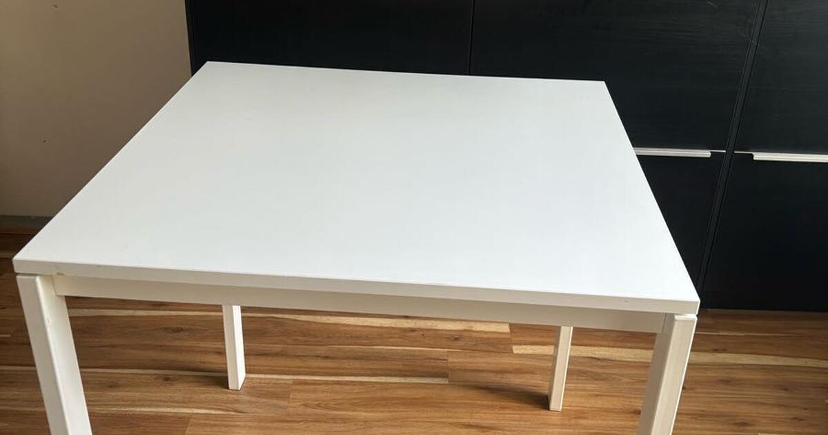 Square white IKEA table for $50 in St. Petersburg, FL | For Sale & Free ...