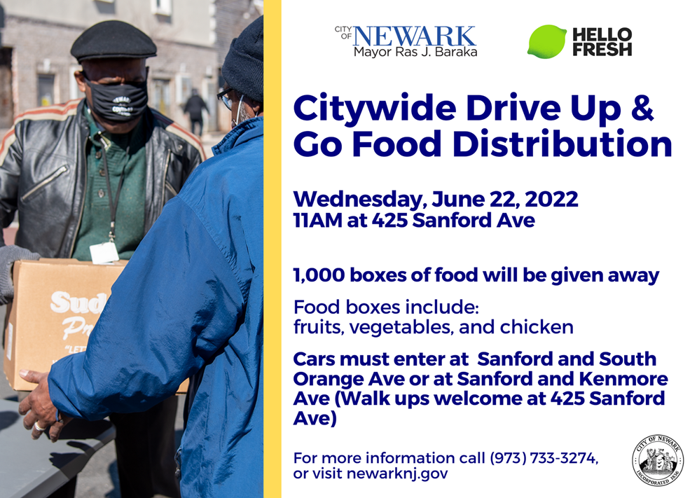 Citywide Food Distribution Wednesday June 22, 2022 (Office of The Mayor