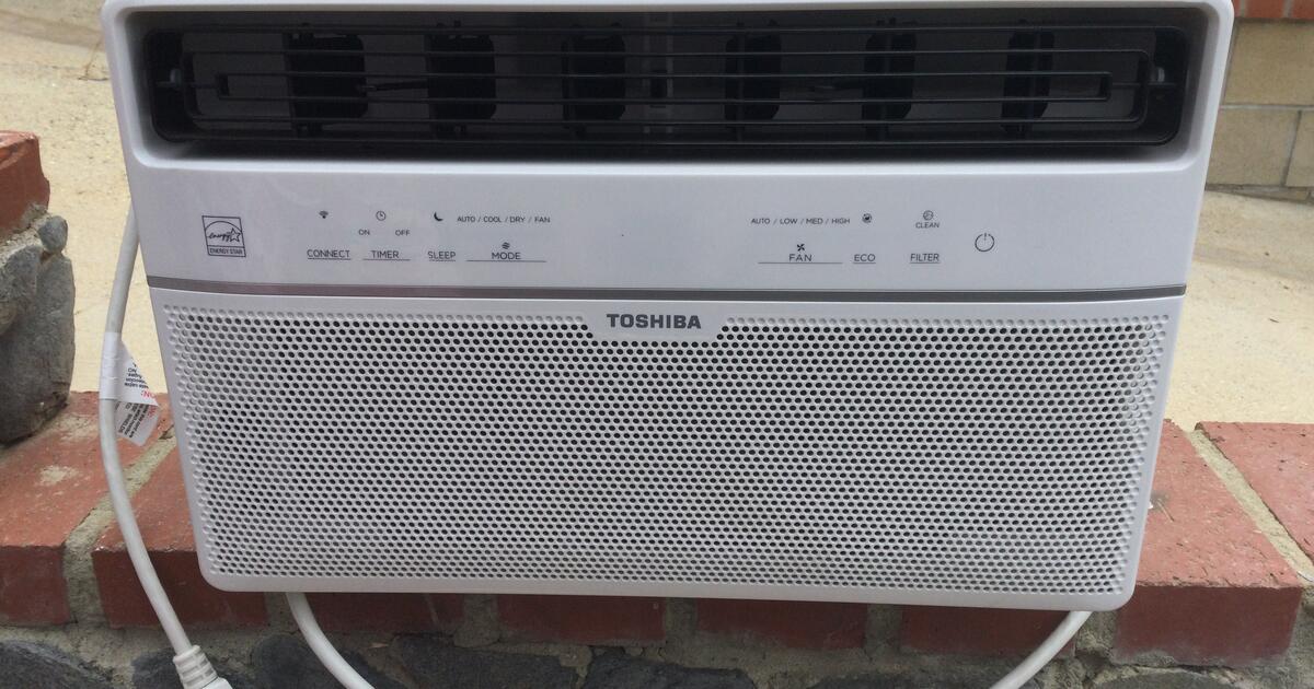 2 Window Air Conditioners Toshiba 8,000BTU's 150 & 10,000 BTUs 200